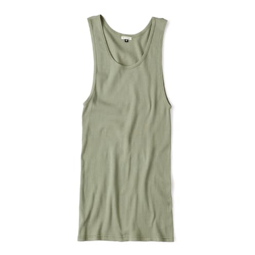 laydown image of Tubular Ribknit Tank