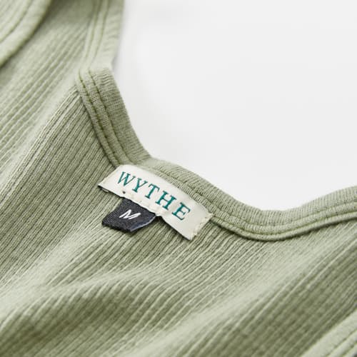 laydown detail image of Tubular Ribknit Tank