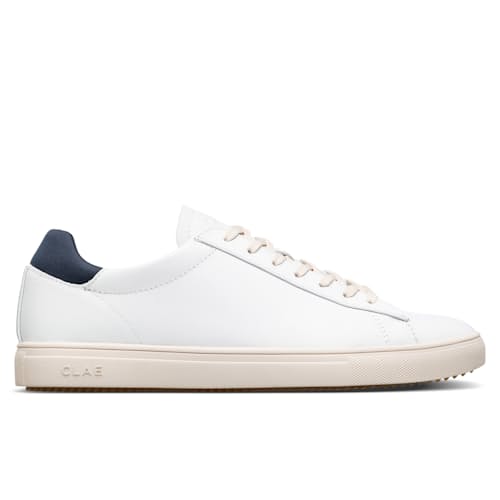 laydown image of Bradley Leather Sneaker