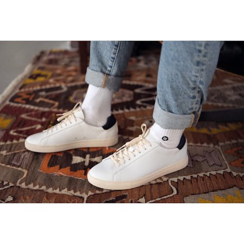 laydown image of Bradley Leather Sneaker