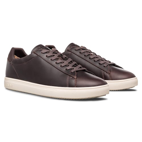 laydown image of Bradley Leather Sneaker