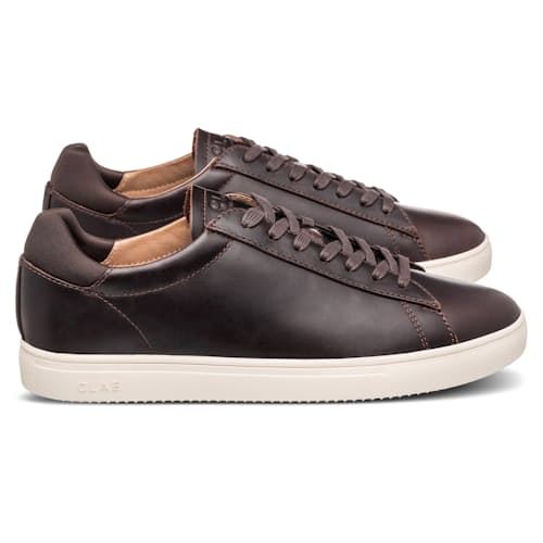 laydown image of Bradley Leather Sneaker