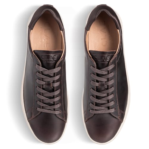 laydown image of Bradley Leather Sneaker
