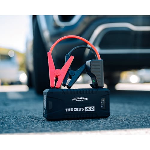 laydown image of Zeus Pro - Portable Jump Starter and Power Bank