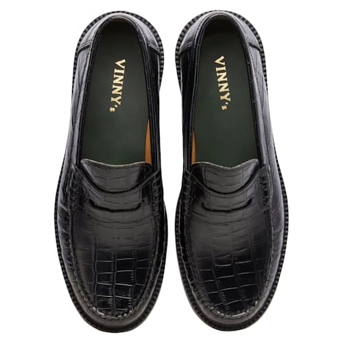 laydown image of Yardee Croc Loafer