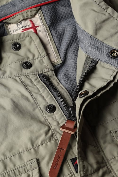 laydown detail image of Sailcloth Tanker Jacket