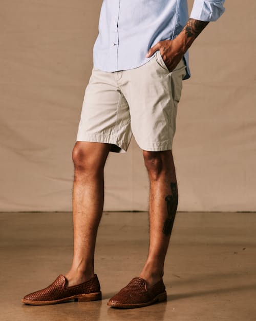 on model image of Flyweight Flex Short - 8.5"