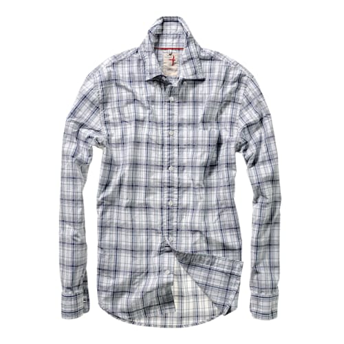 laydown image of Broadcloth Madras Shirt