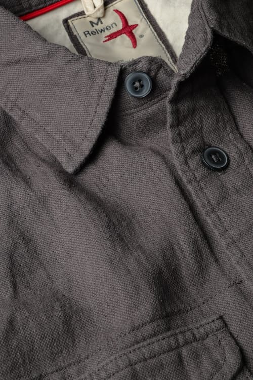 laydown detail image of Slub Linen Workshirt