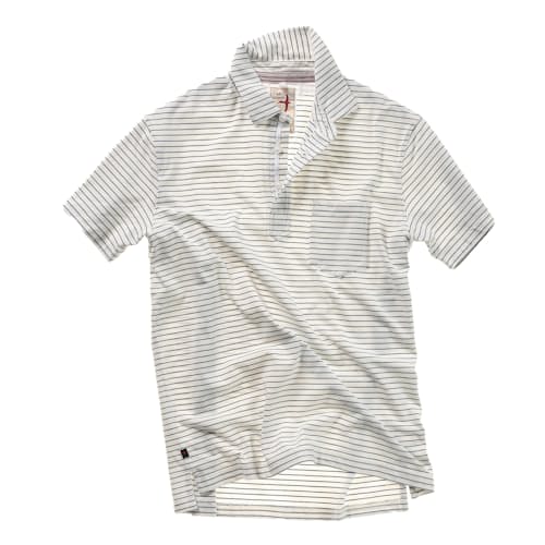 laydown image of Jersey Stripe Polo