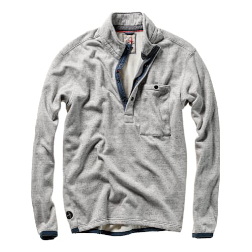 laydown image of Micropile Snap-Mock Pullover