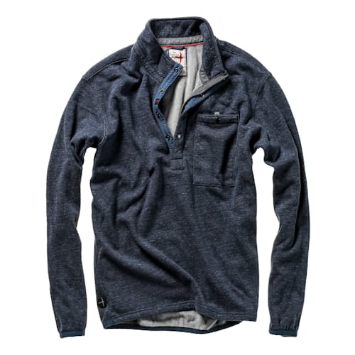 laydown image of Micropile Snap-Mock Pullover