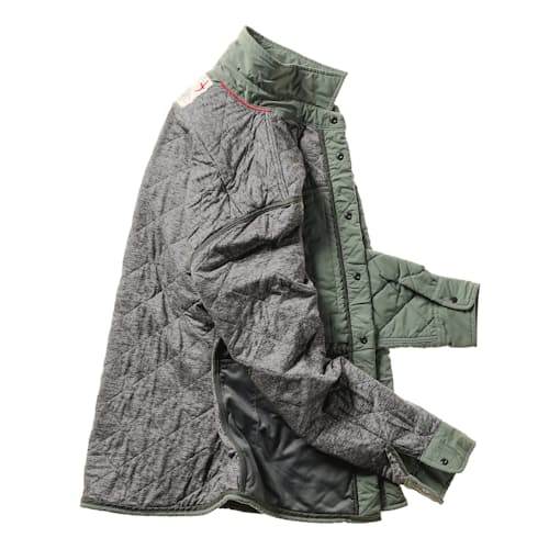 laydown image of Windzip Quilted CPO Shirt Jacket
