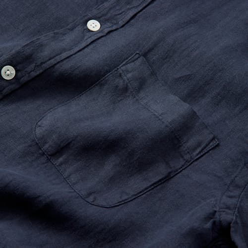 laydown detail image of Classic Linen Summer Shirt
