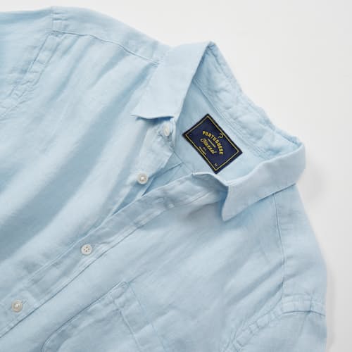 laydown detail image of Classic Linen Summer Shirt