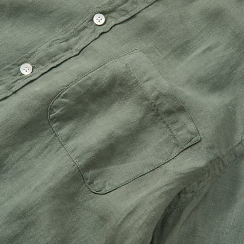 laydown detail image of Classic Linen Summer Shirt