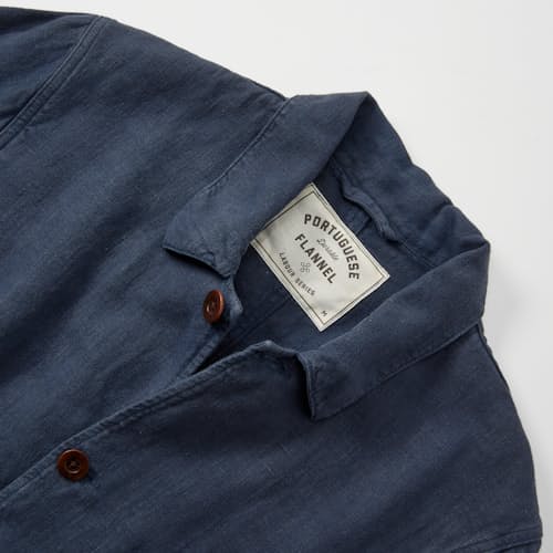 laydown detail image of Labura Linen Chore Coat