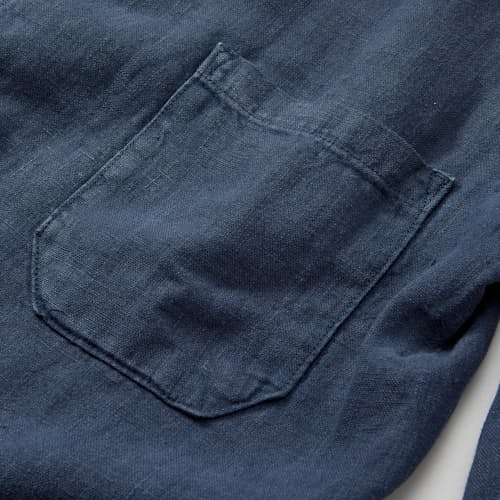 laydown detail image of Labura Linen Chore Coat