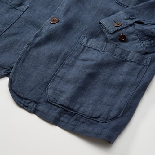 laydown detail image of Labura Linen Chore Coat