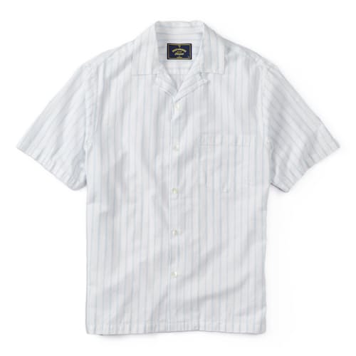 laydown image of Beach Cabin Camp Collar Shirt