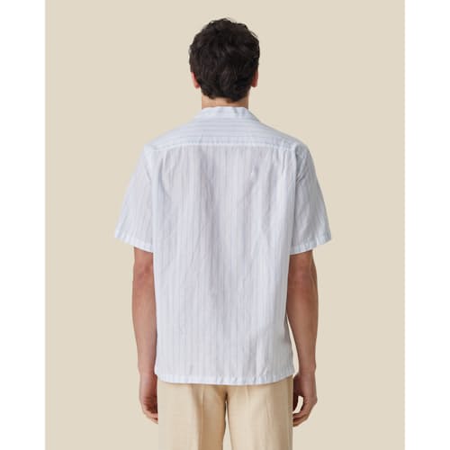 on model image of Beach Cabin Camp Collar Shirt