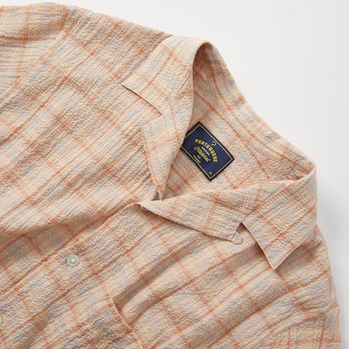 laydown detail image of Plaid Camp Collar Shirt