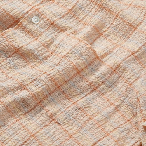 laydown detail image of Plaid Camp Collar Shirt