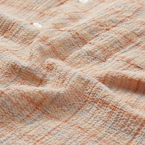 laydown detail image of Plaid Camp Collar Shirt