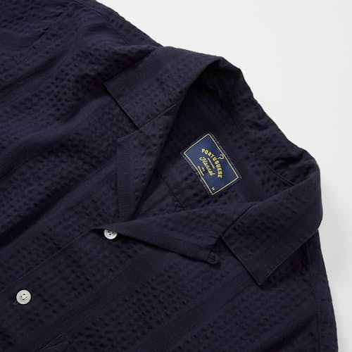 laydown image of Praia Camp Collar Shirt
