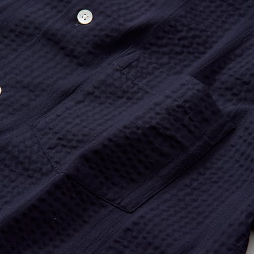 laydown image of Praia Camp Collar Shirt