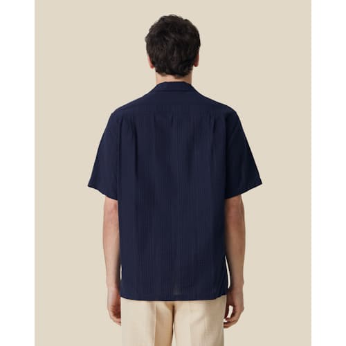 on model image of Praia Camp Collar Shirt