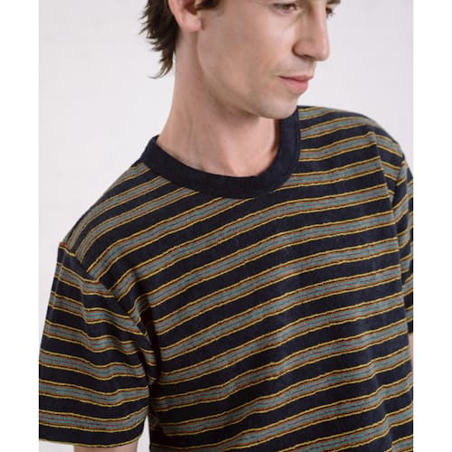 on model image of Full Moon Entertainment Terry T-Shirt