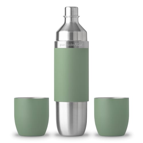 laydown image of Parkside 750 3-Piece Wine Set Flask