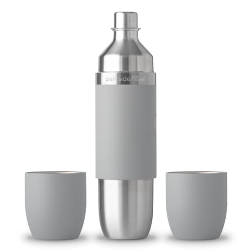laydown image of Parkside 750 3-Piece Wine Set Flask