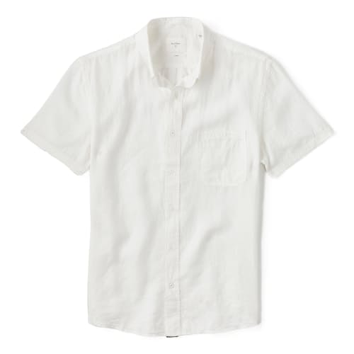 laydown image of Tuscumbia Linen Short Sleeve Shirt