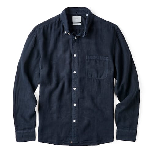 laydown image of Tuscumbia Linen Shirt