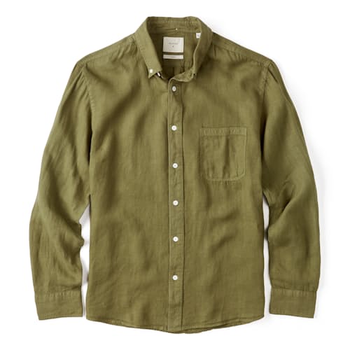laydown image of Tuscumbia Linen Shirt