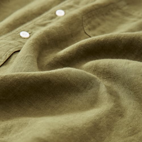 laydown detail image of Tuscumbia Linen Shirt