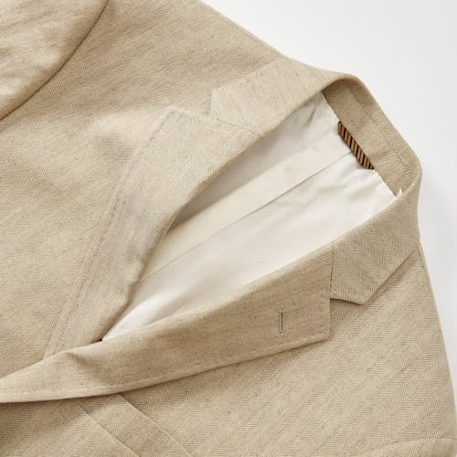 laydown detail image of Italian Cotton Linen Blazer