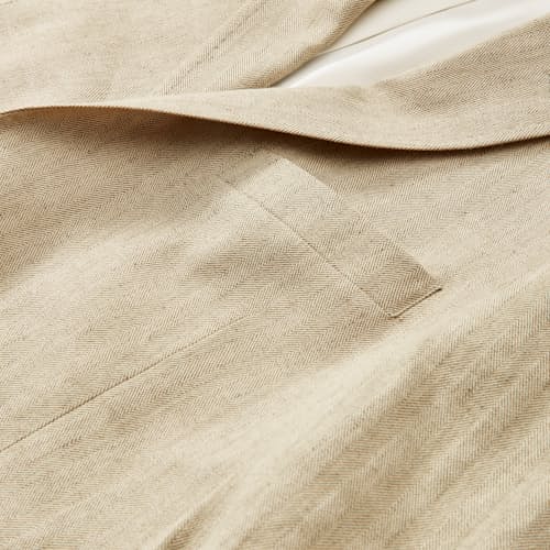 laydown detail image of Italian Cotton Linen Blazer