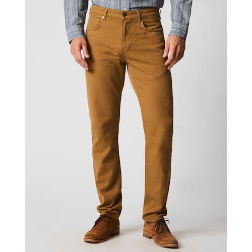 on model image of Cotton Linen 5-Pocket
