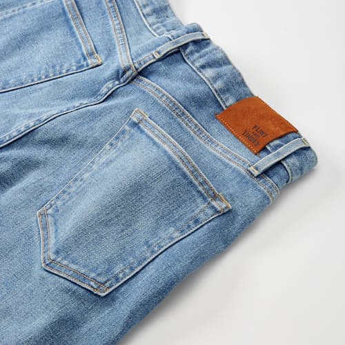 laydown detail image of Japanese Stretch Selvedge Denim - HB Straight