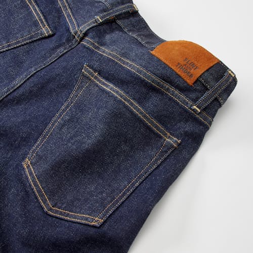 laydown detail image of Japanese Stretch Selvedge Denim - HB Straight