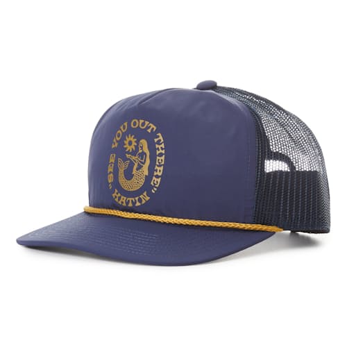 laydown image of Siren Snapback Trucker Hat