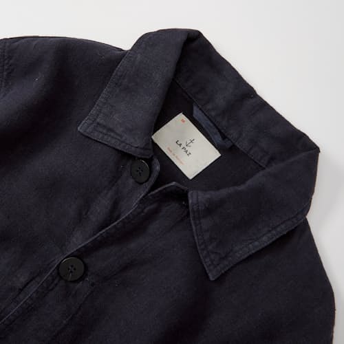 laydown detail image of Baptista Linen Chore Coat