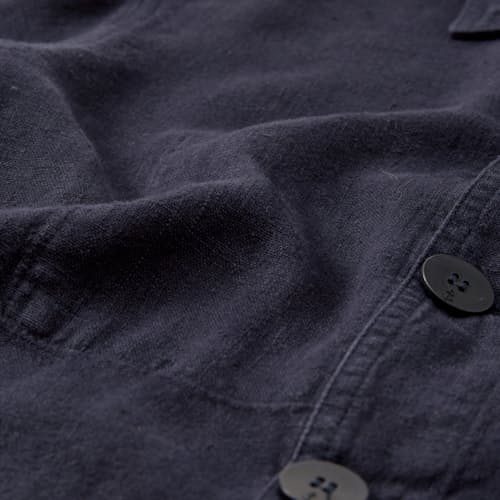 laydown detail image of Baptista Linen Chore Coat