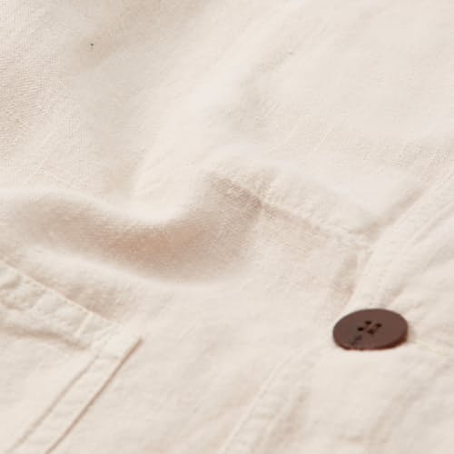 laydown detail image of Baptista Linen Chore Coat