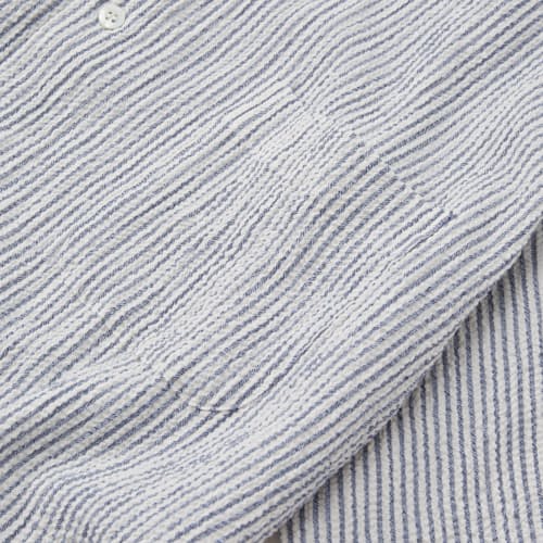 laydown detail image of Roque Seersucker Short Sleeve Shirt