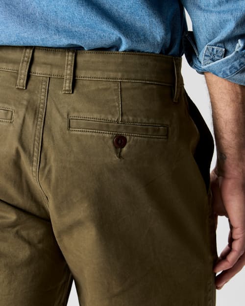 on model image of 365 Chino Short - 9"