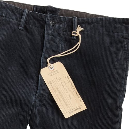 lifestyle image of Officer's Corduroy Straight Fit Chino Pant